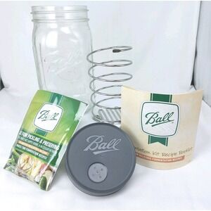 Ball Fermentation Kit Lid Spring Wide Mouth Packet Instructions New Sealed